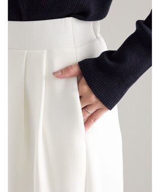 Te chichi ダンボールカーブパンツ オフホワイト