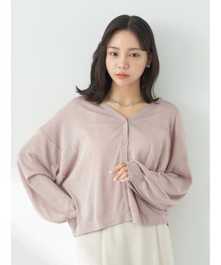 earth music&ecology シアーカーディガン Pink