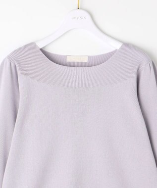 ANY SIS 【洗える】フラワーモイスチャー ニット スイートピー