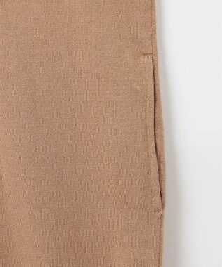 組曲 【WEB限定】Vネックニットワンピース キャメルベージュ系