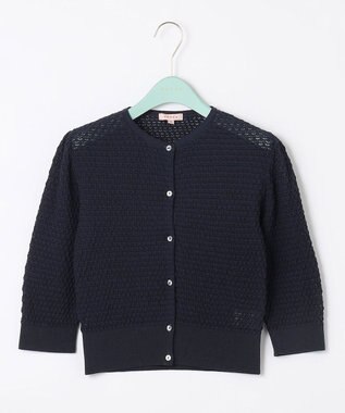 TOCCA 【洗える！】KNIT FLEURS カーディガン ネイビー系
