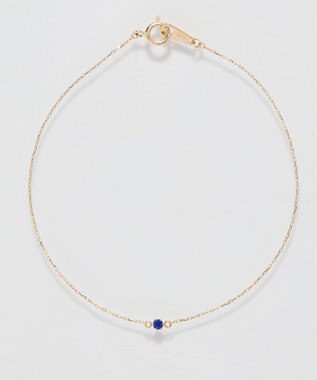 Phoebe 【K10】プチラピスラズリブレスレット　ネイビー/天然石/12月誕生石 ゴールド