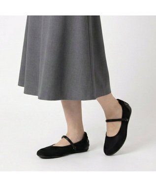 MODE ET JACOMO <MODE ET JACOMO>ストラップバレエスニーカー ブラック