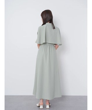 earth music&ecology ＳＥＴ２点ケープ＋キャミワンピース Black