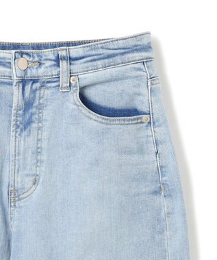 UNFILO 【UNFILO DENIM】撥水 カーブワイドデニム アイスブルー