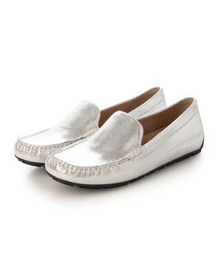 MODE ET JACOMO <D'ICI>プレーンモカシンシューズ シルバー