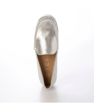 MODE ET JACOMO <D'ICI>プレーンモカシンシューズ シルバー