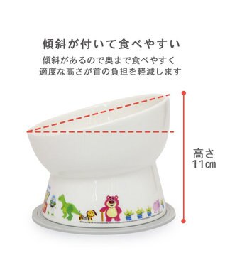 PET PARADISE ディズニー トイ・ストーリー 高さのある フードボウル ホワイト