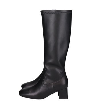 Bridget Birkin 【PARADIS COULEUR】スクエアトウストレッチロングブーツ ブラック