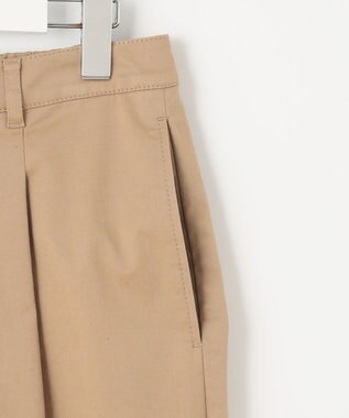 J.PRESS LADIES S 【洗える】20チノストレッチ ワイドパンツ スレート系