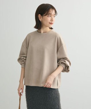 Green Parks ・ＳＵＧＡＲ　ＳＰＯＯＮ　スエードポンチプルオーバ Beige