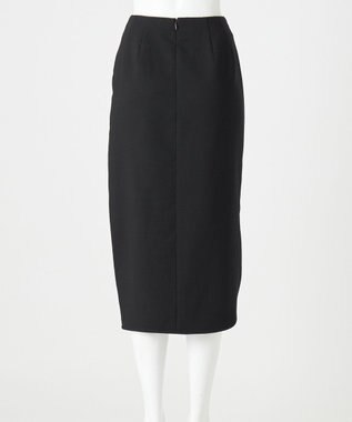 23区 S 【エステータ】ウールダブルクロス  スカート ブラック系