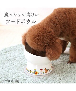PET PARADISE ディズニー トイ・ストーリー 高さのある フードボウル ホワイト