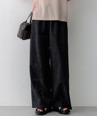 23区 【先行予約】ラッセルオーナメントレース ワイド パンツ