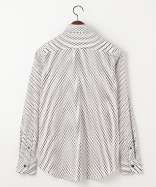 JOSEPH ABBOUD 【25SS・洗える】コンパクトジャージープリント シャツ ワイン系5