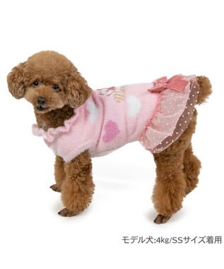 PET PARADISE ディズニー ミニーマウス 遠赤外線 ハートニット  小型犬 ピンク