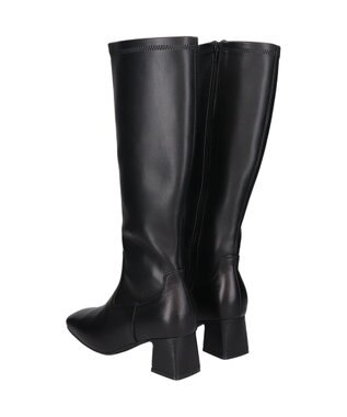 Bridget Birkin 【PARADIS COULEUR】スクエアトウストレッチロングブーツ ブラック