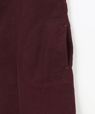 組曲 KIDS 【110-140㎝】コーデュロイ ワンピース ワイン系