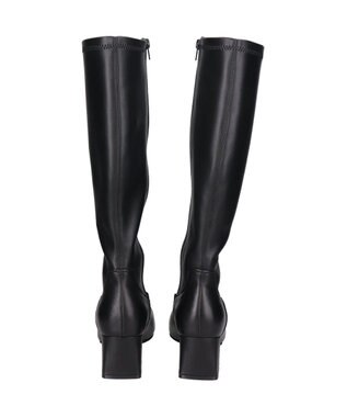 Bridget Birkin 【PARADIS COULEUR】スクエアトウストレッチロングブーツ ブラック