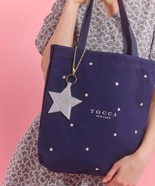 TOCCA 【chayさん着用】【WEB＆一部店舗限定・A4サイズ対応】LUCKY TWINKLE CANVASTOTE キャンバストートバッグ