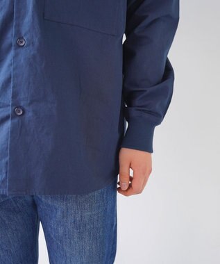 WHITE MAILS 【UNISEX】COTTON PAPER DUMP OVERSIZED シャツ コン