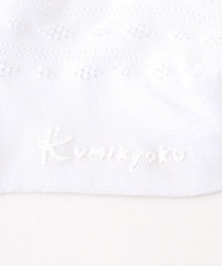 組曲 KIDS 【13-24cm】レース付シルケット ショートソックス オフホワイト系