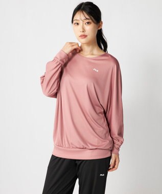 OP／FILA 【FILA】水陸両用フィットネスウェア 2点セット ダークピンク