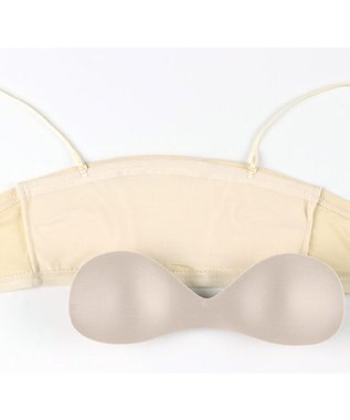 WACOAL [GOCOCi/ワコール] ノンワイヤーブラ ハーフトップ 【cooomy.(クーミー)】 安定感のあるつけごこち ナチュラルなバストライン ブラトップ ゴコチ レディース CGG244 /ワコール アイボリー