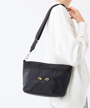 LeSportsac SMALL BUCKET BAG/ブラックキャッツエンブロイダリー ブラックキャッツエンブロイダリー