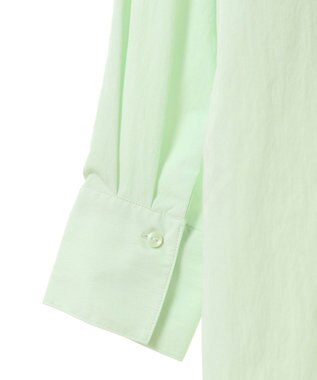 Green Parks イージーケア比翼フライヨークチュニック Lime Green