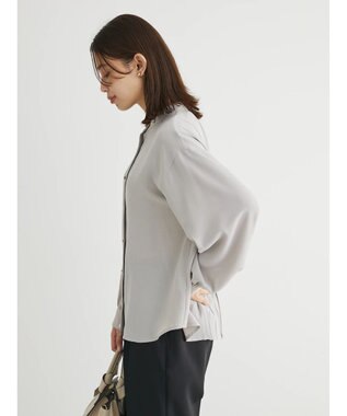 Green Parks ・ＥＬＥＮＣＡＲＥ　ＤＵＥ　バックプリーツブラウス Gray