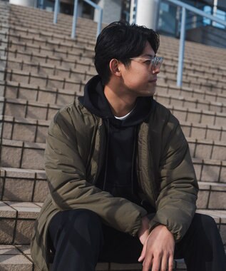 SHARE PARK MENS 【UNISEX】モンスター中綿カーディガン（L・XLサイズ） オリーブ