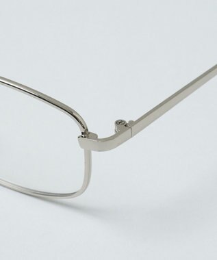 WEGO メタルフレームクリアアイウェア シルバー