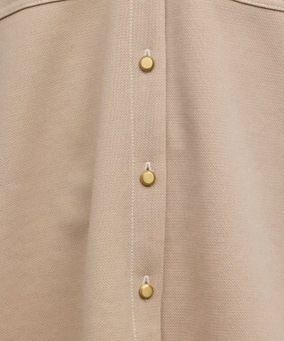 GRACE CONTINENTAL ジャージビッグシャツ ベージュ