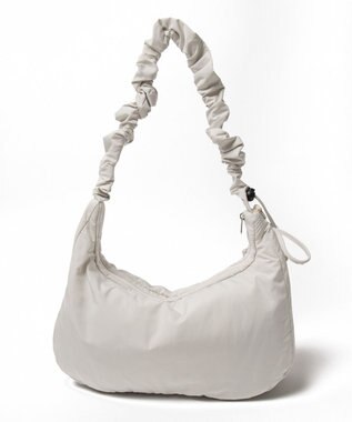 WEGO 【ユニセックス着用ITEM】ハーフムーンドロストショルダー ライトベージュ