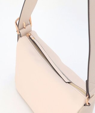 LA BAGAGERIE 【maison vert】 【チェーンチャーム・ミニポーチ付き】2WAYベルトワンショルダー アイボリー