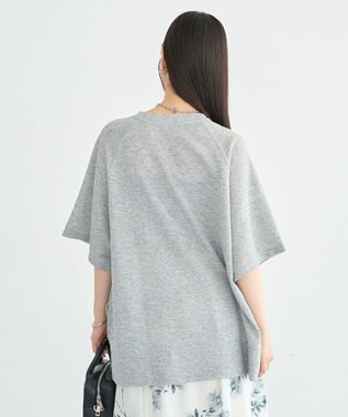 earth music&ecology シアーダンボールプルオーバー Gray Mixture