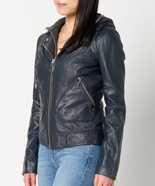 woadblue ＜DOMA＞HOODIE JACKET NAVY NAVY