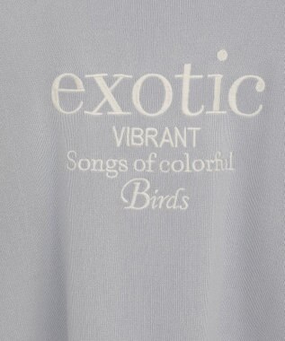 Green Parks ・ＥＬＥＮＣＡＲＥ　ＤＵＥ　ロゴ刺繍６分袖ニット Green