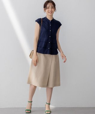 組曲 【WEB限定】ラップパンツ ベージュ系