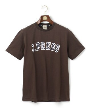 J.PRESS MEN アーチロゴ Tシャツ ブラウン系