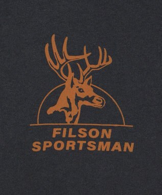 JOSEPH ABBOUD MOUNTAIN 【FILSON】LONG SLEEVE FRONTIER GRAPPHIC T-SHIRT ブラック系