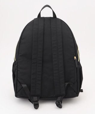 組曲 【弱撥水・A4・PC対応・軽量】ギャザーポケットバックパック ブラック系