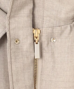 自由区 【ファー取り外し可】ライトウールダウン ベージュ系