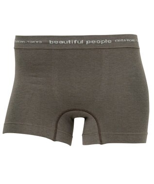 WACOAL MEN ユニセックス <beautiful people>コラボ 【PANTS HOLIC】 ボクサーパンツ ワンサイズ（S-LL） オーガニック綿混 前閉じ 下着 レディース メンズ WT8000 /ワコールメン