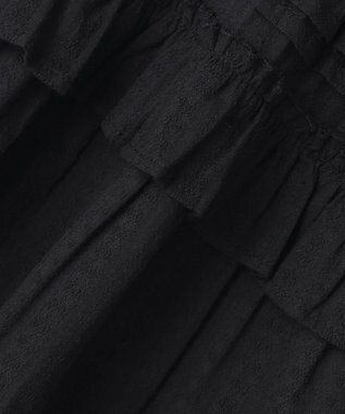 ANY KIDS 【洗濯機可能】カラミドビー ティアードスカパン ブラック