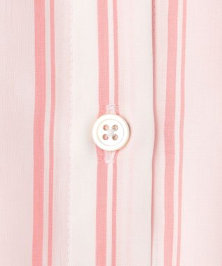 自由区 【洗える】SOMELOSテンセルチュニック シャツ オフ×ピンク