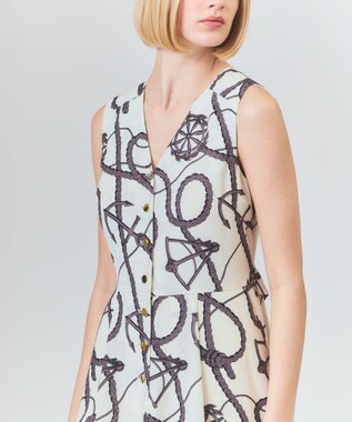 GRACE CONTINENTAL プリントオールインワン キナリ