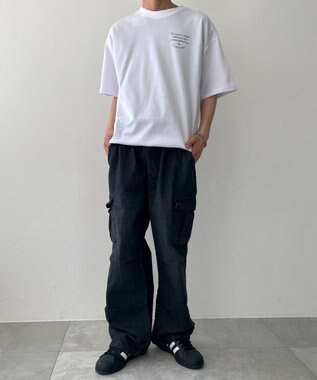 WEGO 【速乾】CONVERSEフォトプリントドロストＴ ホワイト