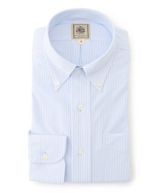 J.PRESS MEN 【接触冷感 / 吸水速乾 / UVカット / 高通気性】【SMART TECH】 ロンドンストライプ ジャージーシャツ
